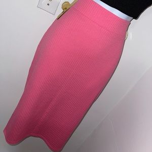 HIGH WAIST MIDI SKIRT